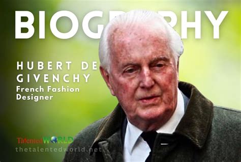 hubert de givenchy vermögen|hubert de Givenchy biography.